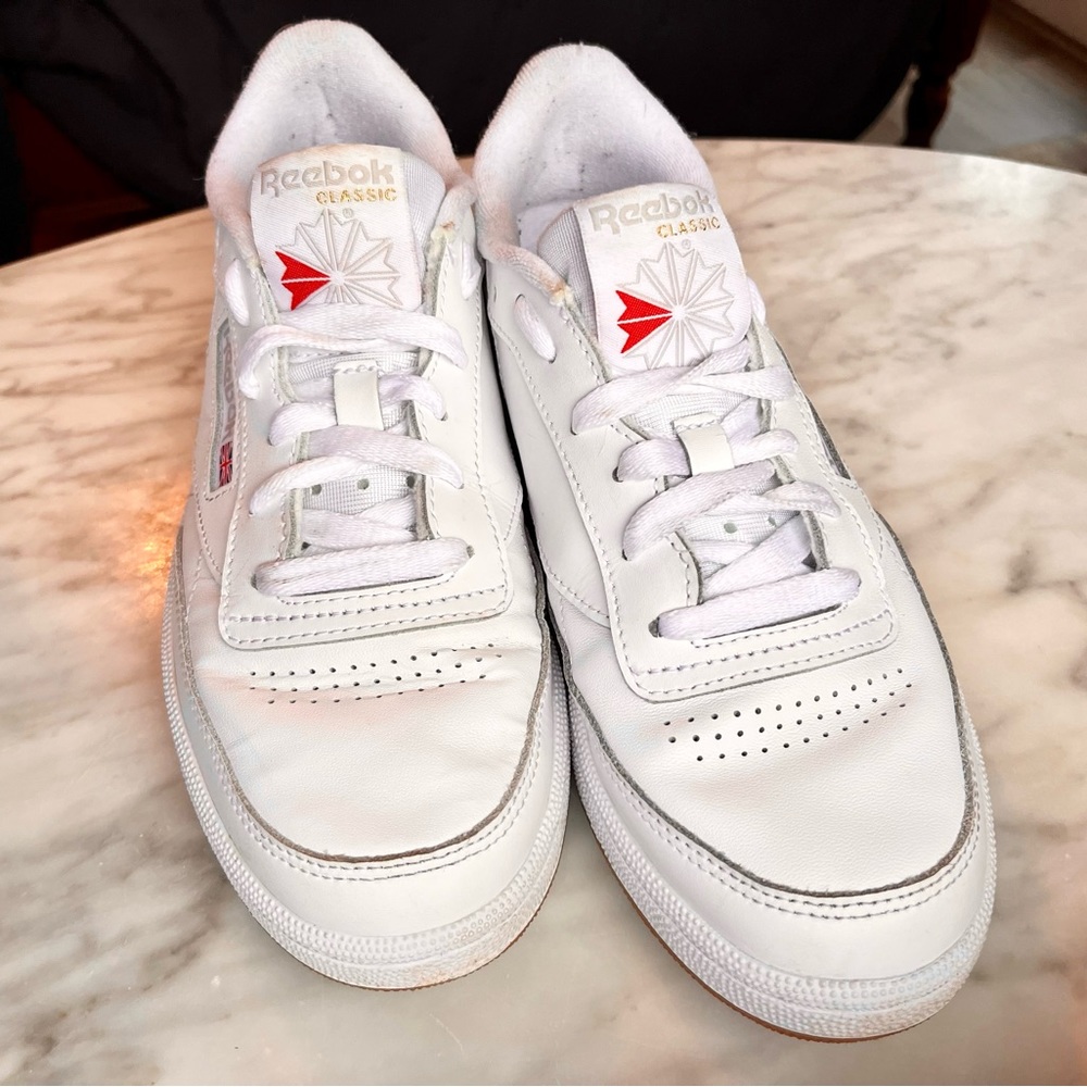 Women’s White Reebok Club C Sneaker